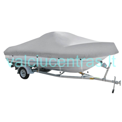 Tentas iš kvėpuojančios medžiagos laivui su priekiniu stiklu ir kajute